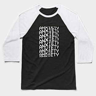 Anxiety VHS aesthetic Baseball T-Shirt